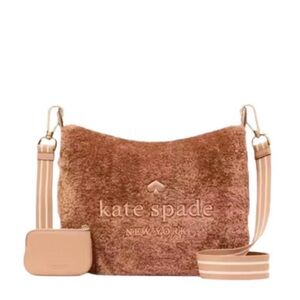 kate spade Brown Plush Shoulder Bag